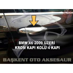 Bmw X6 2009 Üzeri 4 Kapı Krom Kapı Kolu