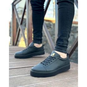 Boa BA0104 Bağcıklı Siyah Renk Cilt Model Erkek Klasik Ayakkabı