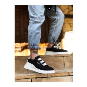 Boa BA0329 3 Casual Beyaz Siyah Erkek Ayakkabı