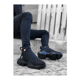 Boa Ba0401 Bağcıksız Rahat Yüksek Taban Spor Yarım Bilek Erkek Bot