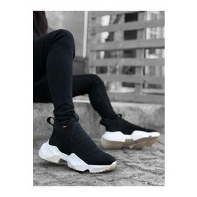 Boa Ba0401 Bağcıksız Rahat Yüksek Taban Spor Yarım Bilek Erkek Bot