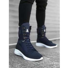 Boa BA0600 Lacivert Renk Boksör Model Yüksek Taban Unisex Postal Bot