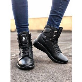 Boa BA0600 Siyah Renk Boksör Model Yüksek Taban Unisex Postal Bot