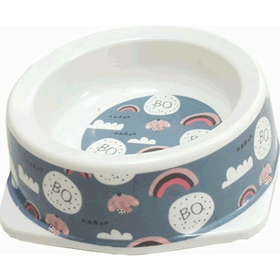 Bobo BO-3038 Melamin 130 ml Gri Köpek Mama Ve Su Kabı