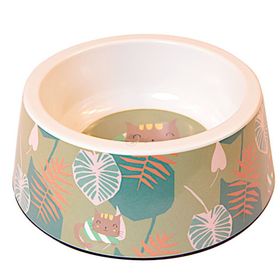 Bobo BO-3059 Melamin 950 ml Yeşil Köpek Mama Ve Su Kabı