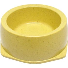 Bobo BO-3059Z Bambu 950 ml Sarı Köpek Mama Kabı