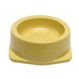 Bobo BO-3067Z Bambu 250 ml Sarı Köpek Mama Kabı