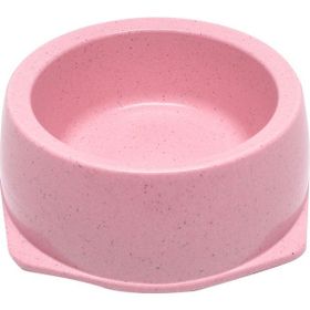 Bobo BO-3068Z Bambu 400 ml Pembe Köpek Mama Kabı