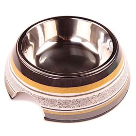 Bobo BO-3139G A5 150 ml Kahve Köpek Mama Ve Su Kabı