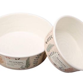 Bobo BO-3155 Melamin 800 ml Krem Köpek Mama Kabı