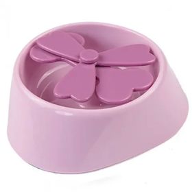 Bobo BO-3166 Plastik 350 ml Pembe Köpek Mama Kabı