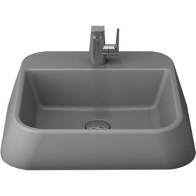 Bocchi 1005-006-0125 Firenze Mat Gri Çanak Lavabo
