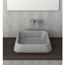 Bocchi 1005-006-0125 Firenze Mat Gri Çanak Lavabo