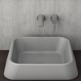 Bocchi 1005-006-0125 Firenze Mat Gri Çanak Lavabo
