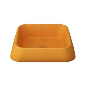 Bocchi 1005-021-0125 Firenze Parlak Mandalina Sarısı Çanak Lavabo
