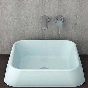 Bocchi 1005-029-0125 Firenze Mat Buz Mavisi Çanak Lavabo