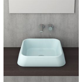 Bocchi 1005-029-0125 Firenze Mat Buz Mavisi Çanak Lavabo