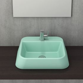 Bocchi 1005-033-0125 Firenze Mat Mint Yeşil Çanak Lavabo