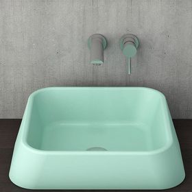Bocchi 1005-033-0125 Firenze Mat Mint Yeşil Çanak Lavabo
