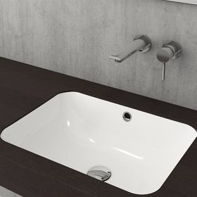 Bocchi 1006-001-0125 Taormina 55 cm Parlak Beyaz Tezgah Altı Lavabo