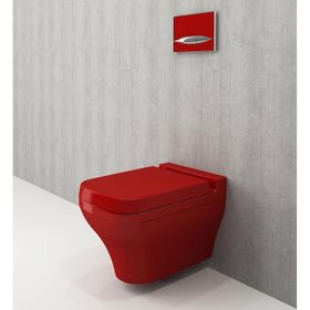 Bocchi 1006-019-0125 Scala Parlak Kırmızı 55 cm Tezgah Altı Lavabo
