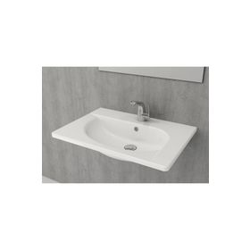 Bocchi 1009-001-0126 65 cm Parlak Taormina Arch Etajerli Lavabo