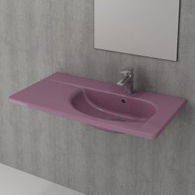Bocchi 1020-005-0126 Taormina Arch Etajerli 86 cm Siyah Lavabo