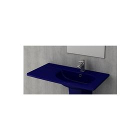 Bocchi 1020-010-0126 Tao Arch 86 cm Safir Mavi Etajerli Lavabo