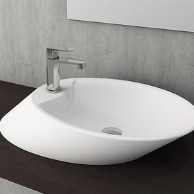 Bocchi 1021-002-0126 Vessel 72 cm M Beyaz Bataryalı Çanak Lavabo