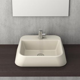 Bocchi 1074-007-0126 Yasemin Firenze Batarya Banklı Çanak Lavabo