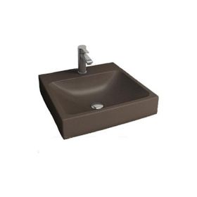 Bocchi 1076-025-0126 Scala 48x48 cm Mat Kahve Tezgah Üstü Lavabo