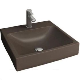 Bocchi 1076-025-0126 Scala 48x48 cm Mat Kahve Tezgah Üstü Lavabo