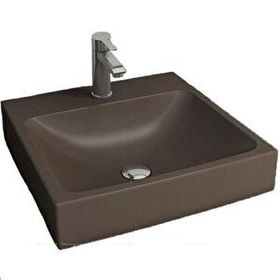 Bocchi 1076-025-0126 Scala 48x48 cm Mat Kahve Tezgah Üstü Lavabo