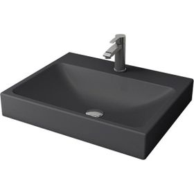 Bocchi 1077-020-0126 Scala 60 cm Mat Antrasit Tezgah Üstü Lavabo