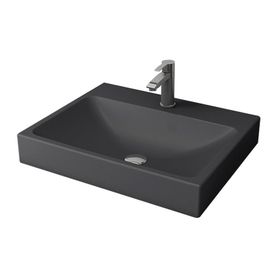 Bocchi 1077-020-0126 Scala 60 cm Mat Antrasit Tezgah Üstü Lavabo