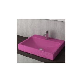 Bocchi 1077-023-0126 Scala 60x48 Parlak Mor Tezgah Üstü Lavabo