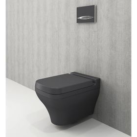 Bocchi 1080-020-0128 Mat Anrasit Scala Asma Klozet ve Kapağı