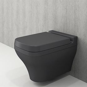 Bocchi 1080-020-0128 Mat Anrasit Scala Asma Klozet ve Kapağı