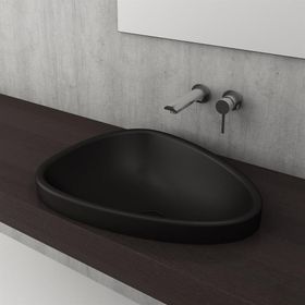 Bocchi 1114-004-0125 Etna 58 cm Tezgah Üstü Mat Siyah Lavabo