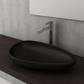 Bocchi 1114-004-0125 Mat Siyah Etna 58 cm Çanak Lavabo