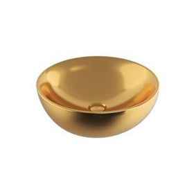 Bocchi 1119-402-0125 Venezia 45 cm Çanak Parlak Altın Lavabo