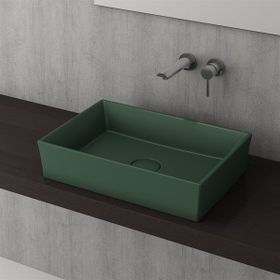 Bocchi 1172-027-0125 56 cm Mat Yeşil Cesena Çanak Lavabo