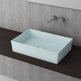 Bocchi 1172-029-0125 55 cm Mat Buz Mavisi Cesena Çanak Lavabo