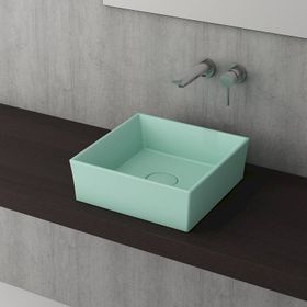 Bocchi 1173-033-0125 Vessel 38x38 cm Yeşil Tezgah Üstü Lavabo
