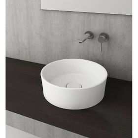 Bocchi 1174-061-0125 Luna Yuvarlak 38 cm Parlak Beyaz Çanak Lavabo