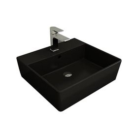 Bocchi 1216-004-0126 Mat Siyah Milano Batarya Banklı Çanak Lavabo