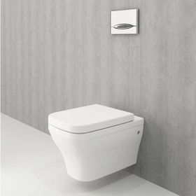Bocchi 1304-064-0128 Parlak Beyaz Firenze Rimless Kapak Dahil Asma Klozet