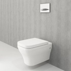 Bocchi 1304-064-0128 Parlak Beyaz Firenze Rimless Kapak Dahil Asma Klozet
