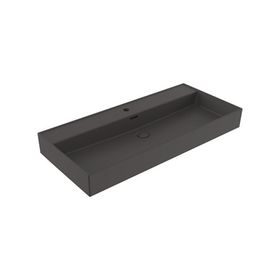 Bocchi 1378-020-0126 Milano 100 cm Mat Antrasit Tezgah Üstü Lavabo