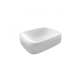 Bocchi 1411-001-0125 New Age Tezgah Üstü 55 cm Parlak Beyaz Lavabo